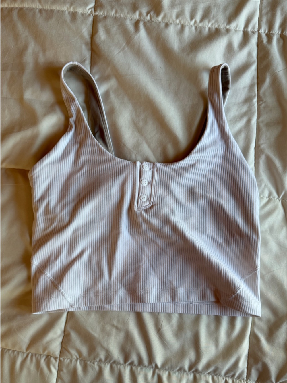 lululemon Align Ribbed Henley Crop Tank